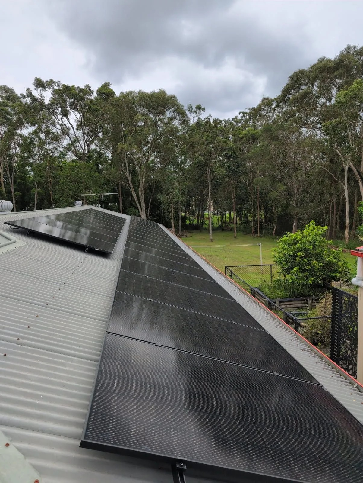 Solar panel installation on a North Gold Coast home by D.J. Whatley & Son